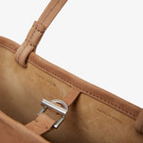 Park tote small brown nubuck bag