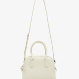 India 10.00 white top handle bag