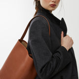 Medium N/S Park dark cuir tote bag