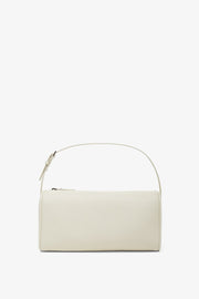 90's ivory small grain leather bag