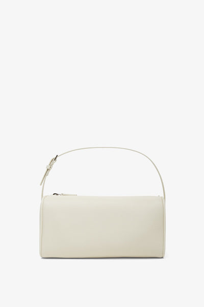 90's ivory small grain leather bag