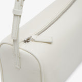 90's ivory small grain leather bag
