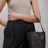 Small N/S park black tote bag