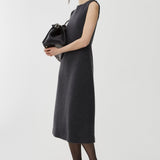 Amor dark grey melange dress