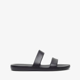 Black sandal on a white background
