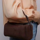 90's brown nubuck leather bag