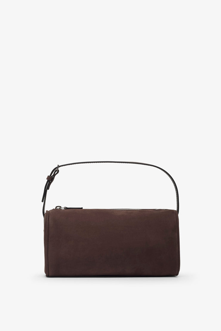 90's brown nubuck leather bag