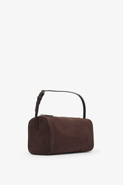 90's brown nubuck leather bag