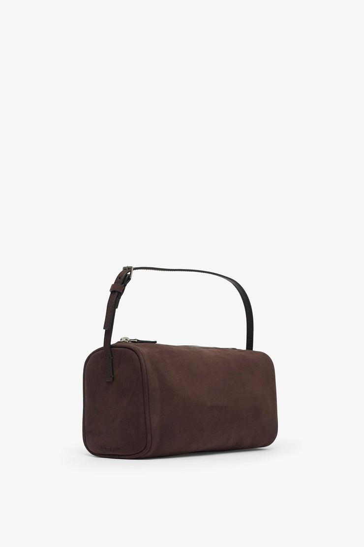 90's brown nubuck leather bag