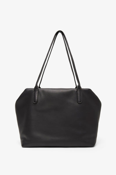 Henri black leather bag