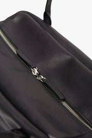 Henri black leather bag