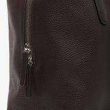 Henri brown matt leather bag