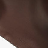 Marlo L brown leather tote bag