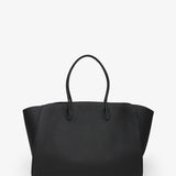 Marlo black leather tote bag