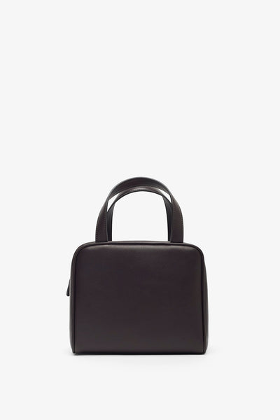 Ray dark brown nappa bag