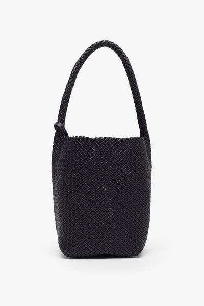 Small woven N/S tote bag