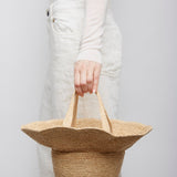 Sol natural straw basket bag