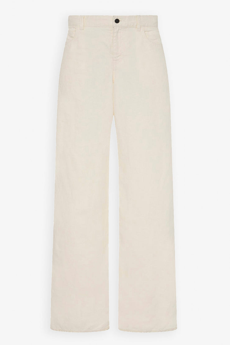 Eglitta white linen jeans