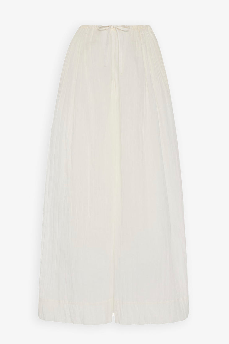 Hypnosta cotton poplin wide leg pants
