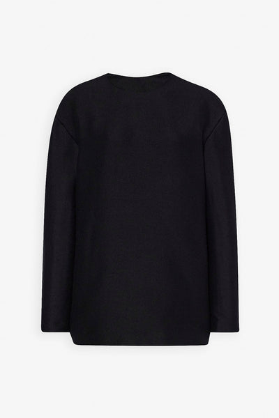 Guri ribbon back cashmere top