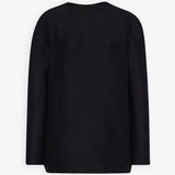 Guri ribbon back cashmere top