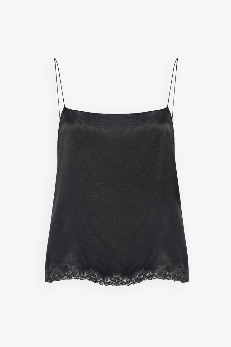 Kilari lace-trimmed silk camisole