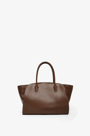 Marlo 12 dark brown tote bag