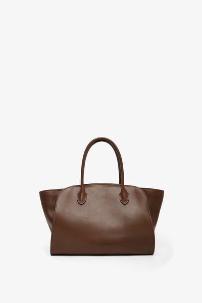 Marlo 12 dark brown tote bag