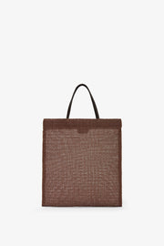 Barn mini beige mesh tote bag