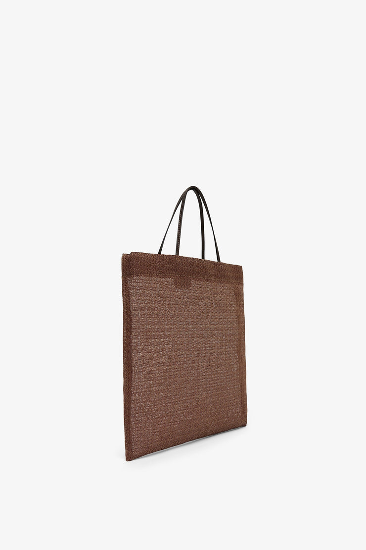 Barn mini beige mesh tote bag