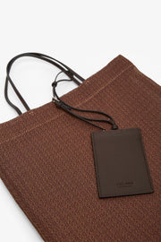 Barn mini beige mesh tote bag