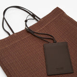 Barn mini beige mesh tote bag