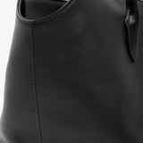 Terrasse black leather bag
