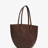 Alger brown leather tote bag