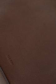 Alger brown leather tote bag