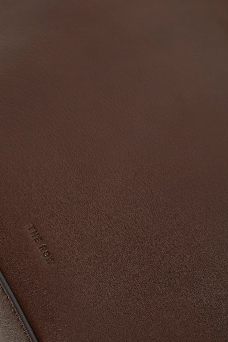Alger brown leather tote bag