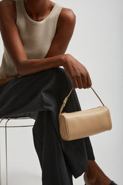 90's sand leather bag