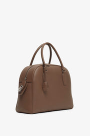 India 12.00 dark olive leather bag