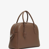 India 12.00 dark olive leather bag