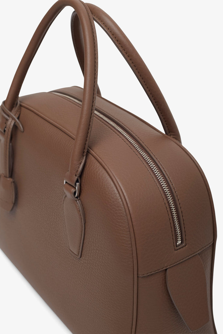 India 12.00 dark olive leather bag