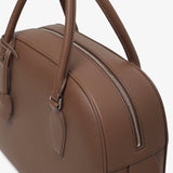 India 12.00 dark olive leather bag
