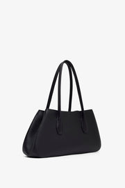 Alger black leather shoulder bag