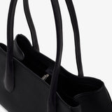 Alger black leather shoulder bag