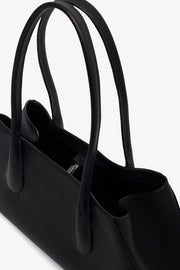 Alger black leather shoulder bag