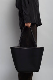 Park tote three black canvas bag