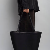 Park tote three black canvas bag