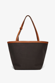 Park tote three brown canvas bag