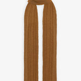Amos tan wool scarf