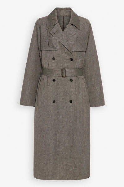 Rhydian wool gabardine coat
