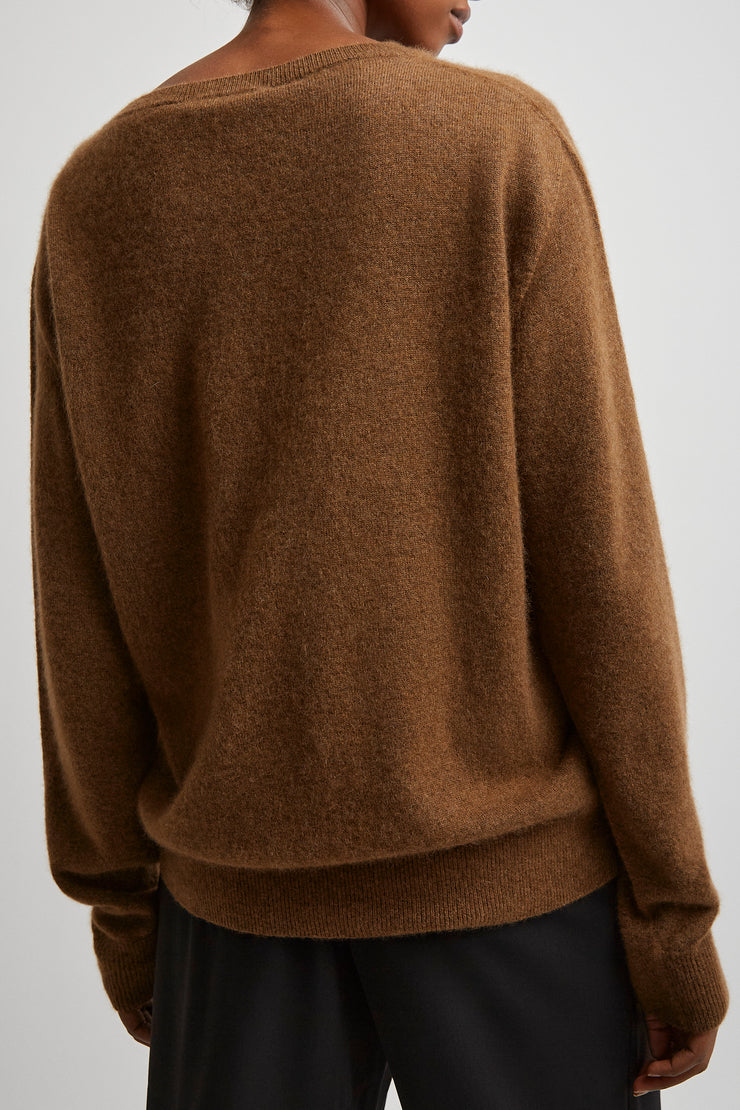 Lorynna brown cashmere sweater